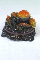 和諧生財仿玉樹脂工藝品 傳統工藝與現代美學的完美融合